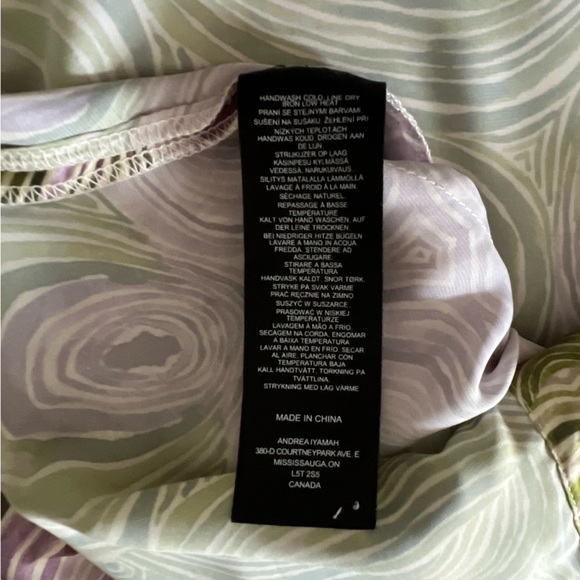 Andrea Iyamah Akacia Tunic in Woodgrain Print - Picture 16 of 16